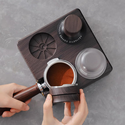 Coffee Distributor 58mm - Espresso Distributor Tool Fits for 58mm,Adjustable Depth 4 Angled Distribution Leveler