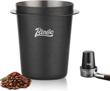 Bincoo Coffee Dosing Cup 58mm, Stainless Steel Espresso Coffee Dosing Cup Coffee Grinder Powder Cup Compatible with 58mm Portafilter (58mm)