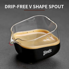 Bincoo Espresso Cups 2-Pack, Espresso Measuring Cup, Espresso Shot Glass V-shape, Espresso Accessories, Glass Measuring Cup, Clear
