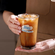 Bincoo Glass Iced Coffee Cups Set of 2 - Drinking Glasses Set 380ML, Clear Heavy Base Tall Beer Glasses, Water Glasses, Bar Glass, Wine, Juice, Iced Tea