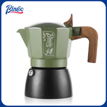 Bincoo GYKF0973 Small Espresso Maker Stovetop, 2 Cups Moka Pot Espresso Pot Stovetop,120ml Italian Coffee maker for Cappuccino Latte,Cafetera Cubana