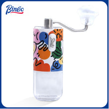 BINCOO Manual Steel Core Grinder with Foldable Handle Coffee Bean Grinder Portable Artistic Graffiti Version