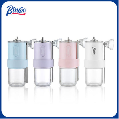 Bincoo Manual Coffee Grinder with Foldable Handle Mini Coffee Bean Grinder Home Portable for Office Outdoor