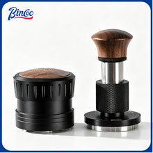 BINCOO Coffee Tamper & Distributor 2‑Piece Set Espresso Constant‑Force 30‑lbs Impact Tamper Multi‑Function Tamper Base Kit Coffee Accessories 51MM / 58MM