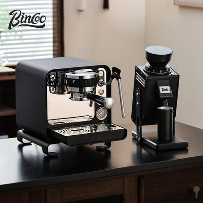 Bincoo Semi-Automatic Coffee Machine KFJ04,Espresso Machine with Double Boiler, Use Milk Frother and Brew Espresso Simultaneously, Professional Coffee Maker