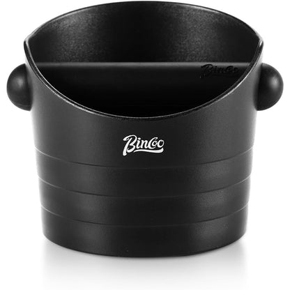 Bincoo Small Coffee Knock Box 4.5 Inch - Espresso Accessories for Coffee Grounds Container - Multifunctional, Suitable for Home & Bar.(White)
