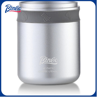 Bincoo GYKF1979 Coffee Dosing Cup - Espresso Coffee Dosing Cup Compatible with 58mm Portafilter - Aluminium Espresso Machine Accessory (58MM)