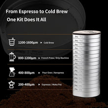Bincoo GYKF2327 Coffee Sifter 850μm Professional Coffee Sieve Calibration Set, Grind Sieves to Precisely Measure for Pour Over, Calibrate Your Grinder for Consistent Particle Size (15 Sizes: 200–1600μm)