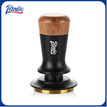 BINCOO Espresso Tamper Italian Espresso Machine Tamper Titanium-Coated Threaded Base Spring-Loaded Tamper 51MM/58MM