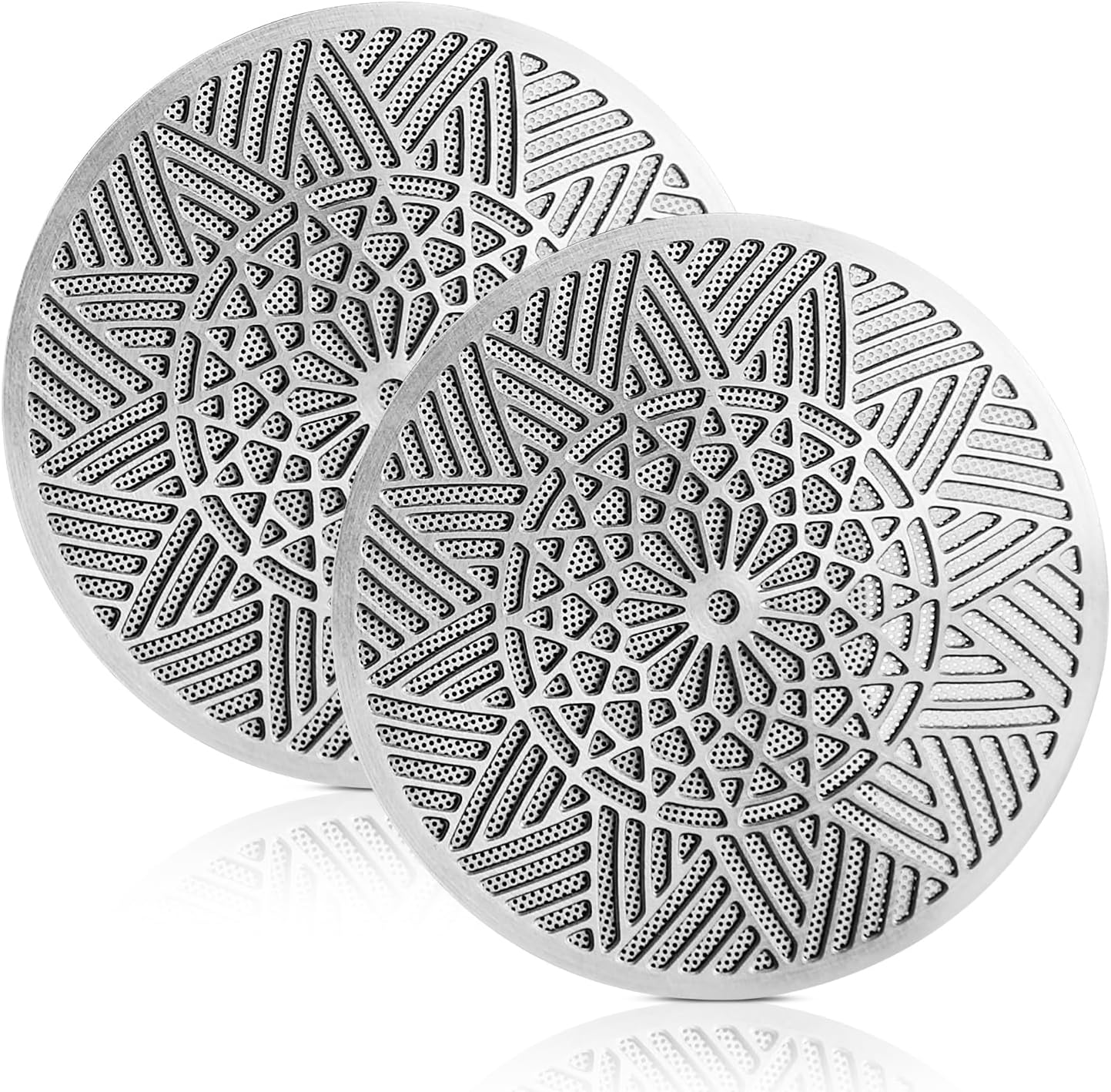 Bincoo  GYKF2041 58.5 mm Puck Screen - Metal Espresso Puck Screen Reusable Coffee Filter for Espresso Portafilter Filter Basket 58.5mm Thickness (2pack, 58.5mm)