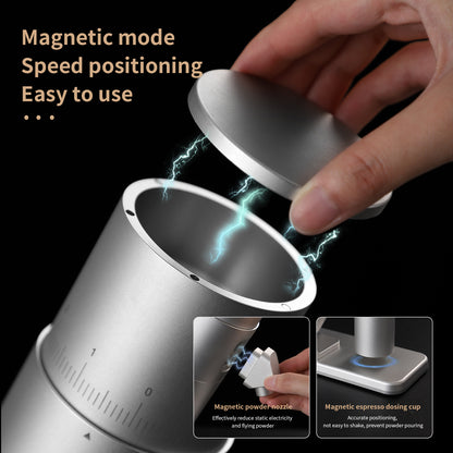 BINCOO BC-DM01 Professional Barista Electric Coffee Bean Grinder Aluminum Alloy Fuselage Titanium Conical Burr Commercial Household Tool