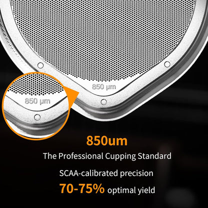 Bincoo Coffee Sifter 850μm Professional Coffee Sieve Calibration Set, Grind Sieves to Precisely Measure for Pour Over, Calibrate Your Grinder for Consistent Particle Size (850 μm – Single Mesh)