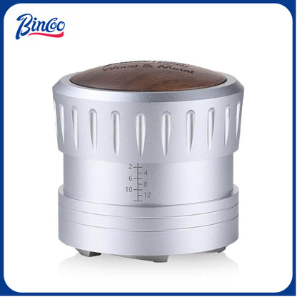 BINCOO Coffee Cloth Powder Press Hammer 2-in-1 Six-Pulp Cloth Powder Tamper Coffee Machine Appliances 58MM