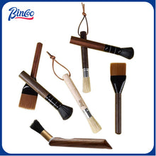 BINCOO Coffee Bar Walnut Brush Italian Style Coffee Powder Brush for Home