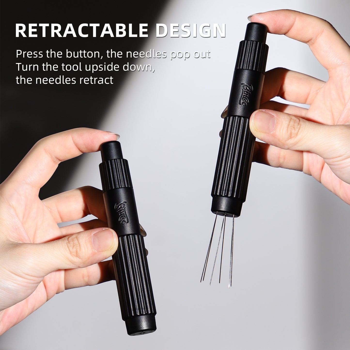 Bincoo Professional Coffee WDT Tool, Magnetic Telescopic Stirrer, Espresso Distribution Needle for Home & Cafe