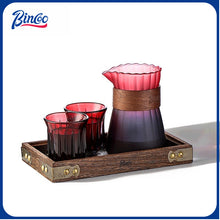 BINCOO Glass Coffee Server & Tasting Cups, Pour‑Over Coffee Set, Ideal for Home & Office Use 500ML