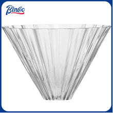 Bincoo Coffee Filter Glass Filter Cup Cake Filter Paper Set V60 Funnel Heat and Cold Resistant Coffee Utensils