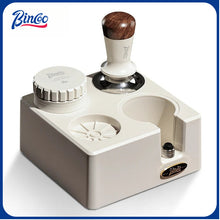 BINCOO Coffee Tamping Hammer Base Set Powder Spreader Tamper Set Coffee Machine Handle Filling Storage Rack Italian Coffee Utensils 51/58MM