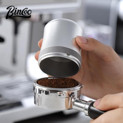 Bincoo GYKF1979 Coffee Dosing Cup - Espresso Coffee Dosing Cup Compatible with 58mm Portafilter - Aluminium Espresso Machine Accessory (58MM)