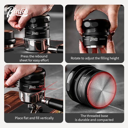 BINCOO Coffee Espresso Tamper Elastic Press Powder Coffee Coffee Utensils 58MM