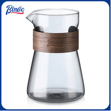 BINCOO Coffee Sharing Pot Hand Brewed Coffee Set Glass Coffee Cup Cold Extraction Kettle 500ML