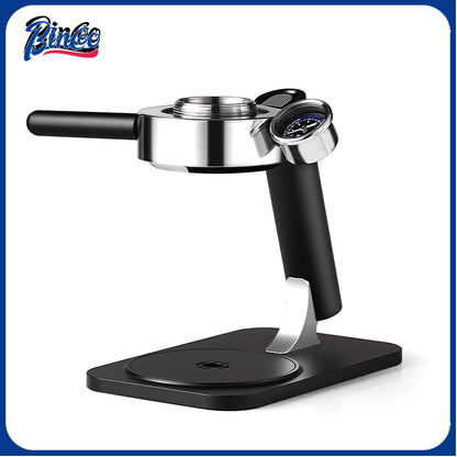 Bincoo H1 PRO Coffee Maker Stand BC-KFJ05, Aluminum Alloy & Wood Support Bracket for Portable Espresso Machine
