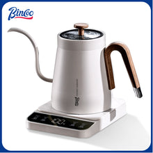 Bincoo YL-2301 Electric Gooseneck Pour Over Kettle, 800ML Precise Temperature Control Coffee Kettle, 304 Stainless Steel Rapid Heating Hot Water Pot with Constant Temperature & Auto Shut-Off for Drip Coffee, Tea Brewing