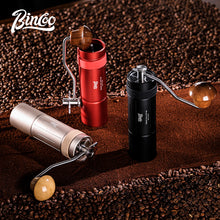 Bincoo SM20 Manual Coffee Grinder, 7-Star Steel Burr Portable Hand Coffee Bean Grinder with External Fine Adjustment