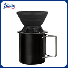 BINCOO Coffee Equipment Portable Hand-brewed Coffee Set Hand-ground Coffee Machine for Outdoor Camping and Trips