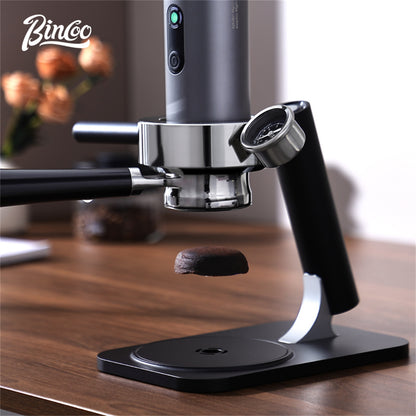 Bincoo H1 PRO Coffee Maker Stand BC-KFJ05, Aluminum Alloy & Wood Support Bracket for Portable Espresso Machine