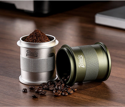 Checkered coffee Cup Espresso Dosing Cup