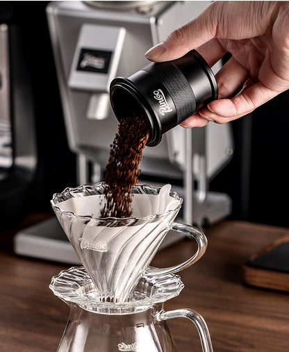 Checkered coffee Cup Espresso Dosing Cup