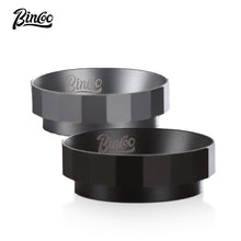 Bincoo Polygonal Magnetic Coffee Dosing Ring - Anti-Splashing Espresso Powder Funnel, Universal Fit for 51/58mm Portafilters, Aluminum Alloy Construction