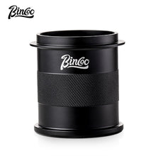 Bincoo 51mm/58mm Metal Coffee Dosing Cup - Knurled Aluminum Espresso Powder Receiver, Multi-Functional Coffee Porter for Weighing Beans & Catching Grounds, Black/Silver/Green Available