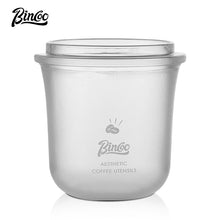 Bincoo Coffee Dosing Cup - 51mm/58mm Universal Espresso Powder Receiver, Multi-Functional Coffee Porter for Weighing Beans & Catching Grounds, PC Material