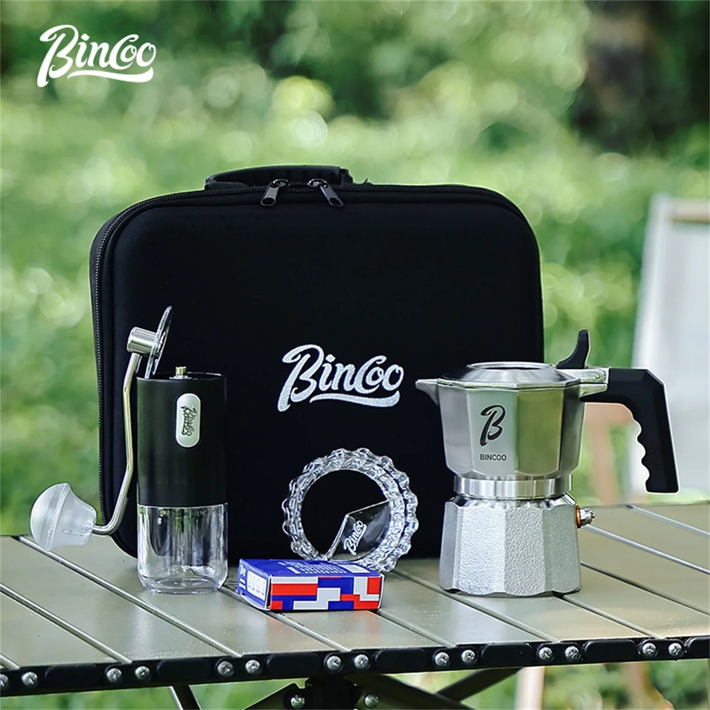 Bincoo Three Valve Mocha Pot Concentrated Latte 316 Stainless Steel Coffee Pot for Baristas Use Mocha Dual Valve Extraction Pots