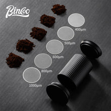 Bincoo Aluminum Alloy Coffee Powder Spreader With Five Powder sifter Mesh Shaker Duster Powder Sieve Professional Home Barista