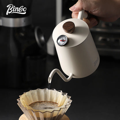 Bincoo Portable Temperature Sensitive Probe Thermometer for Coffee Espresso Kitchen Made by 304 Stainless Steel