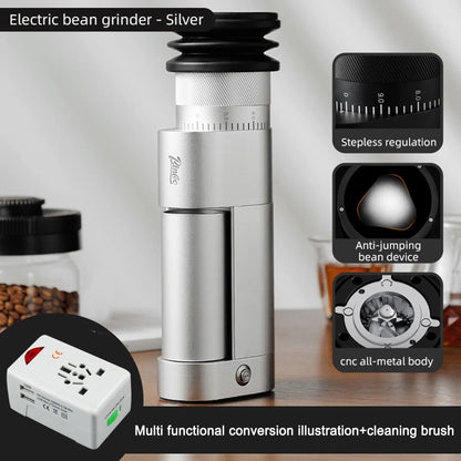 Bincoo BC-DM09 Electric Coffee Grinder，household Coffee Bean Grinder，hand Brewed Coffee Grinder，commercial Professional Grinder