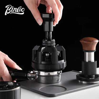 Bincoo Espresso Coffee Distributor – Press & Rotate Stirring Needle, Adjustable, Evenly Break Clumps, Anti-Clump Tool