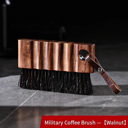 Bincoo Coffee Grinder Brush Wooden Handle Cleaning Tool for Machine Gaps Desktop Hanging Home Bar Barista Accessories