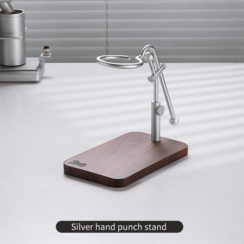 Bincoo GYKF2145 Portable Coffee Drip Holder Adjustable Aluminum Dripper Holder Italian Espresso Machine Bracket, Lightweight Drip Holder