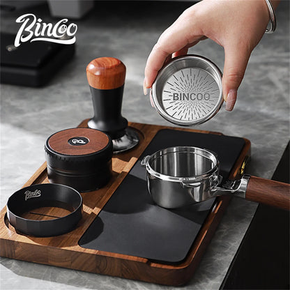 BINCOO High Precision Extraction Matrix Basket Filter,Micro Sieve Filter Basket Stainless Steel Portafilter Basket for 51/58.5mm