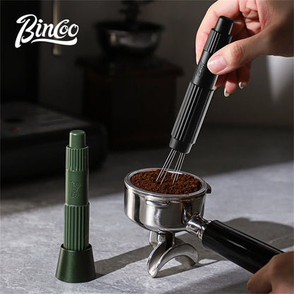 Bincoo Professional Coffee WDT Tool, Magnetic Telescopic Stirrer, Espresso Distribution Needle for Home & Cafe