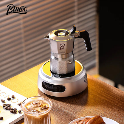 Bincoo Professional Mini 3 Valve Coffee Maker 316 Stainless Steel Construction High Density Filter with Silicone Boost Valve