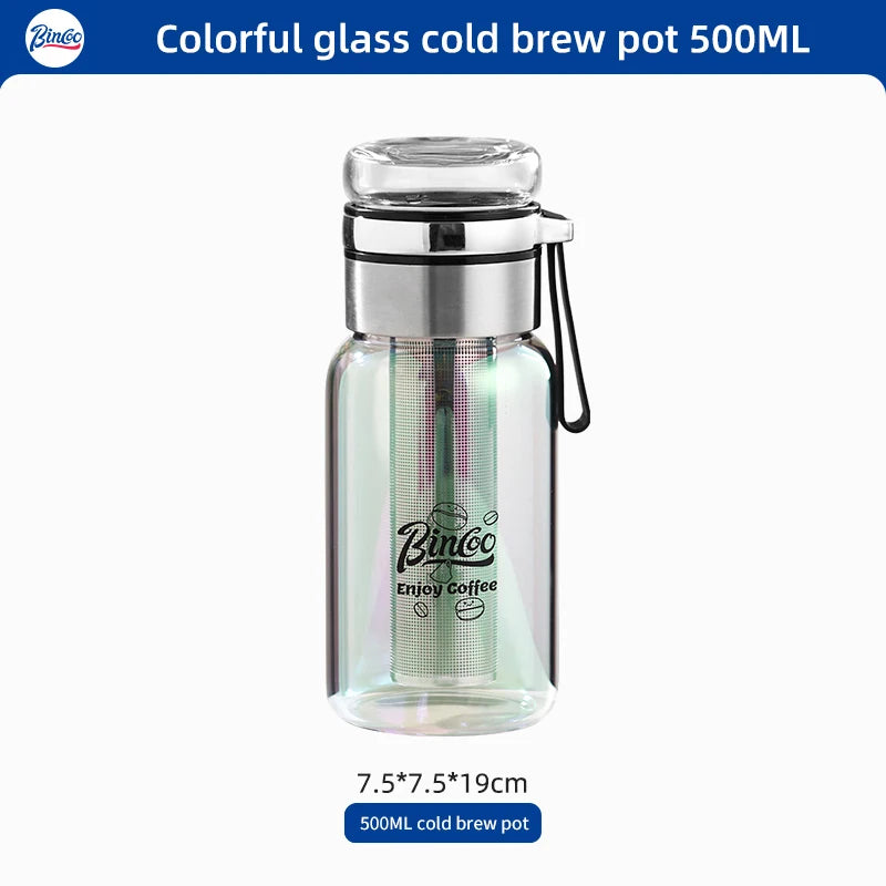 800mL Cold Brew Iced Coffee Maker Iced Coffee Maker Tea Infuser Airtight Cold Brew Pitcher Coffee Accessories Cold Brew System