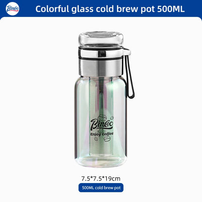 800mL Cold Brew Iced Coffee Maker Iced Coffee Maker Tea Infuser Airtight Cold Brew Pitcher Coffee Accessories Cold Brew System