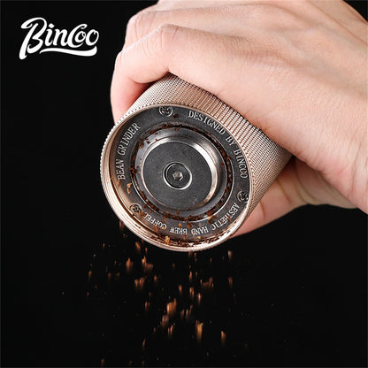 Bincoo SM01 Manual Coffee Grinder Portable Mill 420 Stainless Steel Six-Star Core Straight Shank Hand Foldable Coffee Grinder