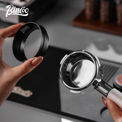 Bincoo 58.5mm Espresso Basket – Precision Drilled Pressurized Portafilter, Slow Flow, Tapered Shape for Barista Home Brewing