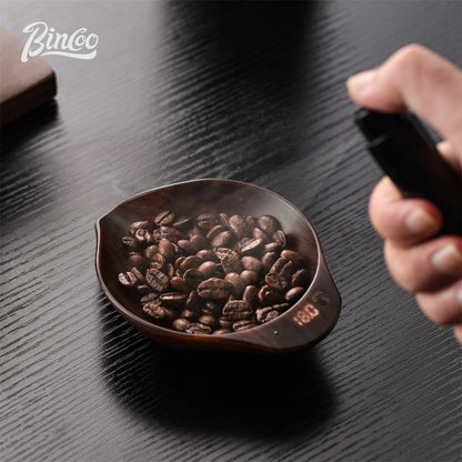 Bincoo Professional Coffee Scale Bean Tray Intelligent Electronic Scale Kitchen Scale 500G/0.1G Precise Weighting Rechargeable